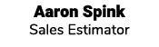 Aaron Spink Sales Estimator
