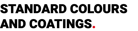 Standard Colours and Coatings.