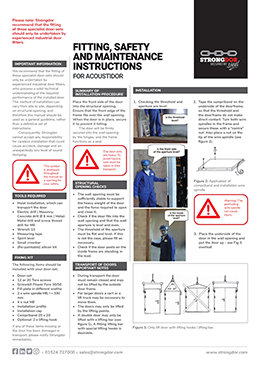 Knowledge-Bank-Acoustidor-Fitting-Safety-Maintenance-Instructions