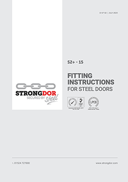 Securidor SR2 steel door fitting instructions 