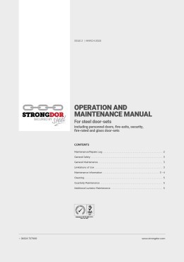 Strongdor OEM Manual Issue 2 Front Page