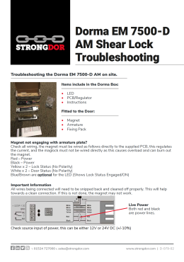 Strongdor Dorma EM7 500