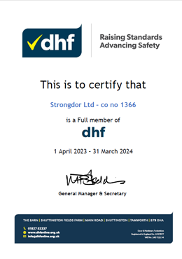 DHF Certificate Thumbnail