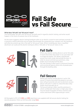 Strongdor Fail Safe vs Fail Secure