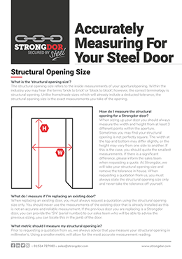 StrongdorAccuratelyMeasuringForYourSteelDoor22