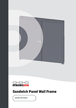 Sandwich panel wall frame drawing front cover of technical specification sheet