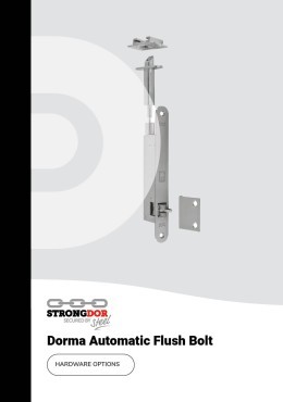 Strongdor Dorma Flush Bolt Thumbnail