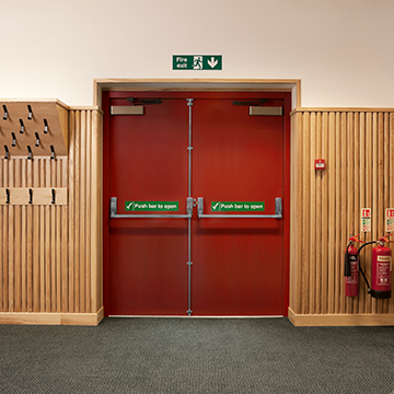 Strongdor Red Thermal Door