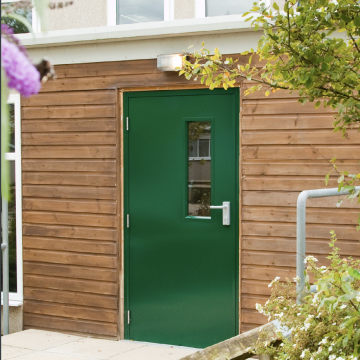Steel door vision panel options