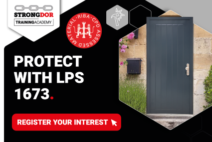 PROTECT WITH LPS 1673 CPD Event listing with grey steel door