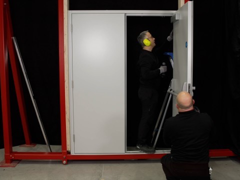 Strongdor Double Door Install Thumbnail 