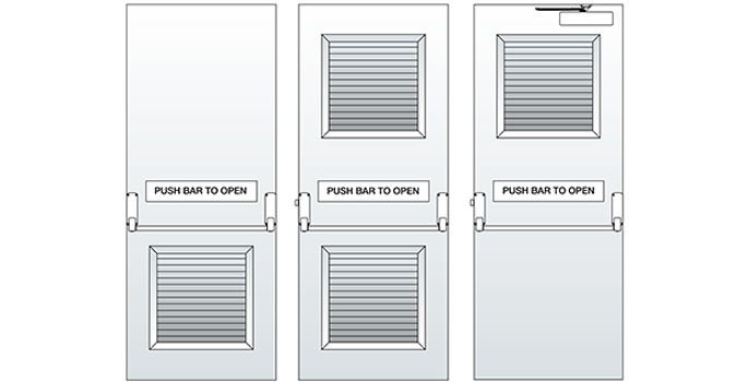 Louvidor Emergency Exit Configs