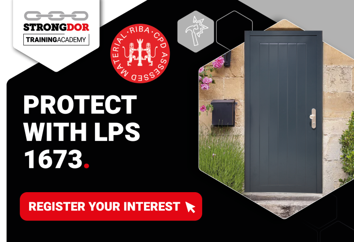 PROTECT WITH LPS 1673 CPD Event listing with grey steel door