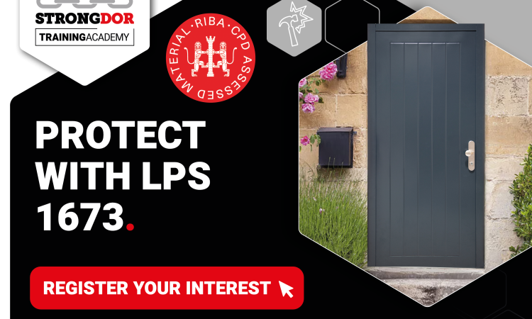 PROTECT WITH LPS 1673 CPD Event listing with grey steel door