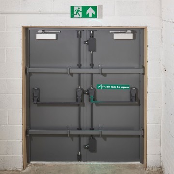 Grey Security Steel Door